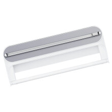 Strong Plastic Wrap Dispenser With Magnetic Support-Gray