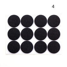 (12 Pcs) Anti-Slip Furniture Leg Pads - Durable Protectors