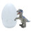 Raptor Schlüpf Dino Ei mit Licht Sensor Spielzeug 6