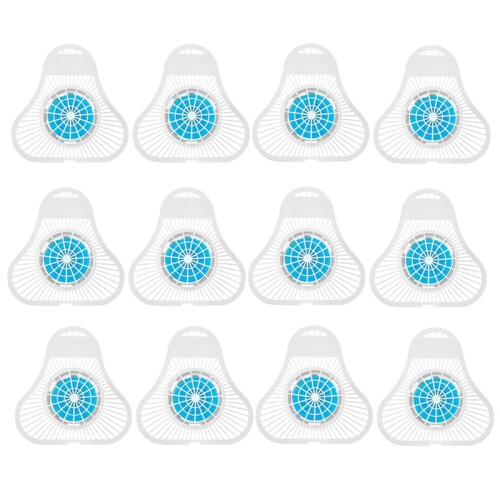 12 Pack Urinal Deodorizer Screen, Urinal Cakes with Anti- Filter Odor Protection, Urinal Deodorizer for Men