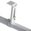 2X Universal PC Case Holder Adjustable Host Box Stand Versatile Under Desk or Wall Side Mount, Cpu Stand Lift White 3