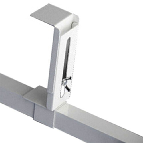 2X Universal PC Case Holder Adjustable Host Box Stand Versatile Under Desk or Wall Side Mount, Cpu Stand Lift White 2
