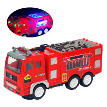 Large Fire Truck Toy with Lights & Sounds 26cm Plastic Play Vehicle