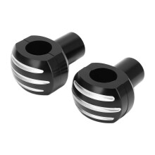 Motorrad Lenkererhöhung 25mm Alu CNC Schwarz