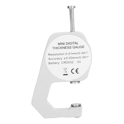 Digital Thickness Gauge LCD 0-20mm Low Power Durable Electronic Meter 2