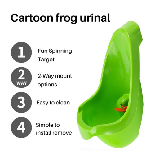 1 X Fun Pot Children Grodformad Urinal (GröN) 1