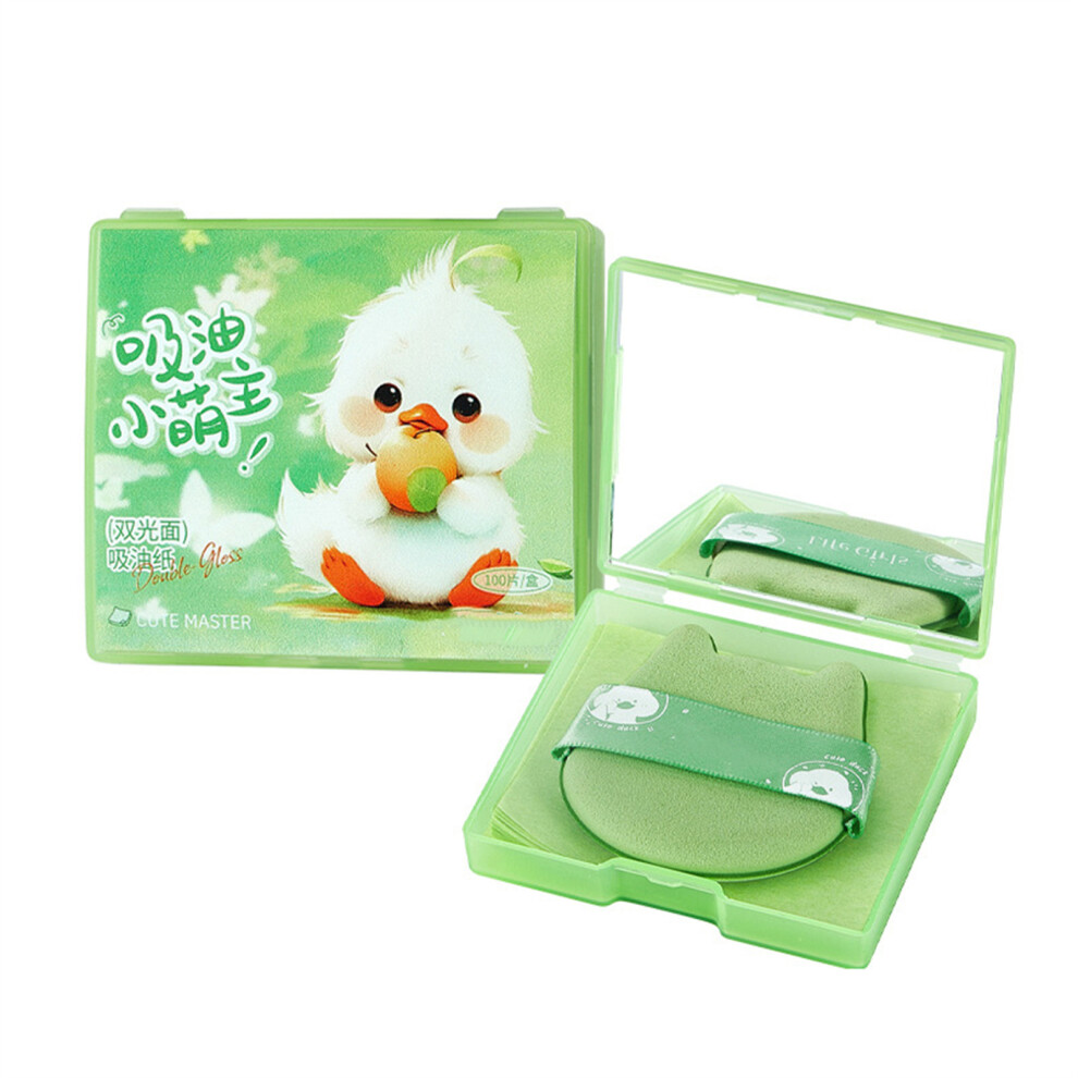 Creation-3C Green (Green) Oil Control Blotting Papers, Bamboo Charcoal For Oily Skin