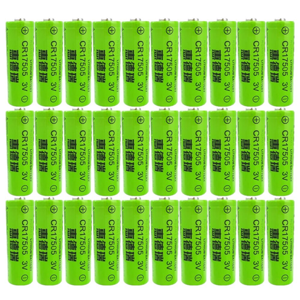 Cr17505 Lithium Battery 3V 2800Mah Long Runtime Stable Output For Plc Devices Industrial Control 30Pcs 9771547610649