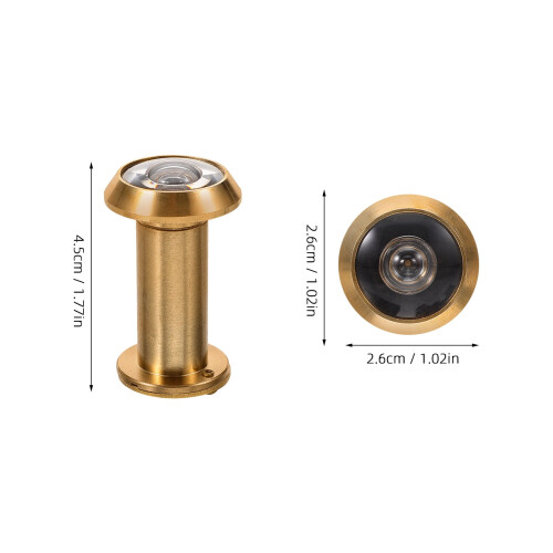 Front Door Viewer Copper Golden 1 Piece 2