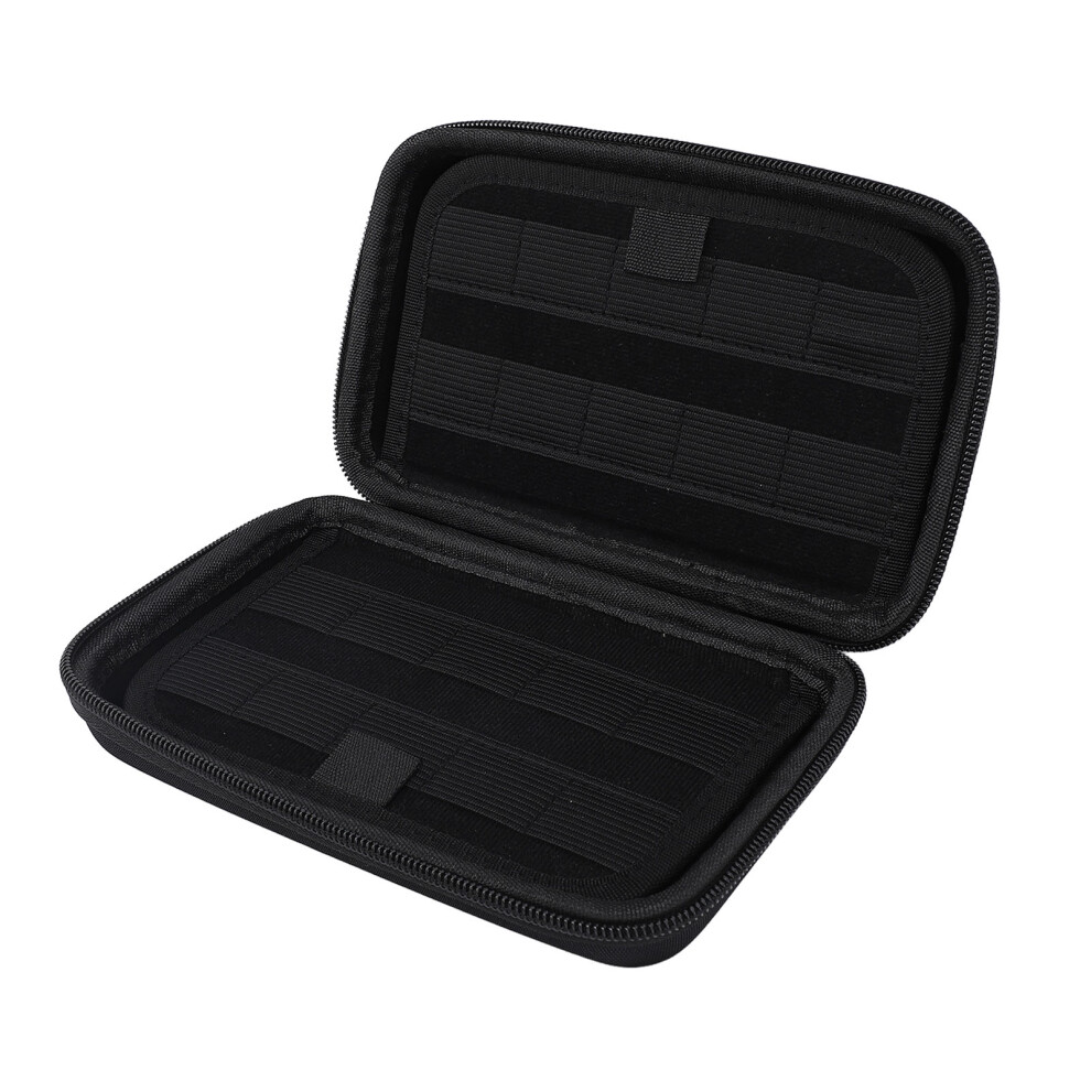 Game Cartridge Storage For Switch Eva Nylon 80 Slots Hard Shell Travel Case Black 7641390850870