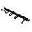 3X 1U 19 Inch Rack Cabinets Cable Management Network Network Brush Panel Five Ring Detachable Wire Manager Frame 6