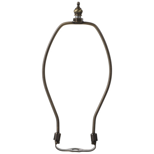 1Pack Bronze Lamp Harp Saddle Base for Table Lamps 8 Inch 2
