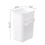 Fridge Food Sort Storage Box Plastic Multi-Use Kitchen Chopstickes Utensils Holder Bathroom Organizer 4Pcs White 2