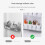 Fridge Food Sort Storage Box Plastic Multi-Use Kitchen Chopstickes Utensils Holder Bathroom Organizer 4Pcs White 3