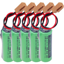 5Pack CR17450SER 3V 2500mAh PLC Backup Lithium Cell Compatible with Fanuc CNC A98L00310012 for Reliable Memory Backup