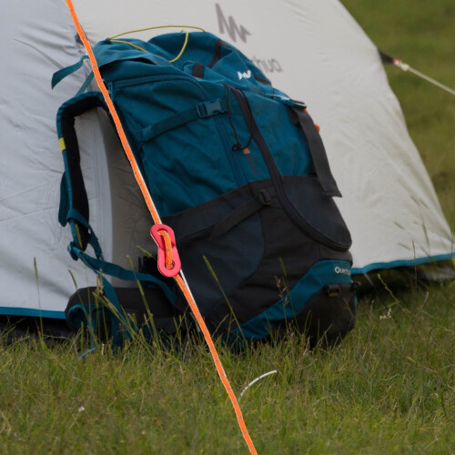 4 Sets Tent Fixing Ropes Pole Elastic Cord Replacement Outdoor Orange 2
