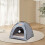 Αδιάβροχη σκηνή κατοικίδιων για μικρά σκυλιά, ημίκλειστο εξωτερικό κρεβάτι 5
