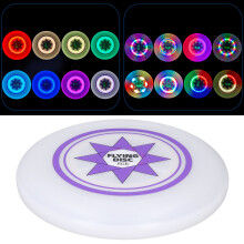 RGB LED Flying Disc 8-Color Dimmable, 27.5cm, 400mAh Battery