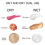 Sanfte Haar-BB-Creme-Foundation-Pinsel Kosmetisches Make-up-Tool ABS-Material 5