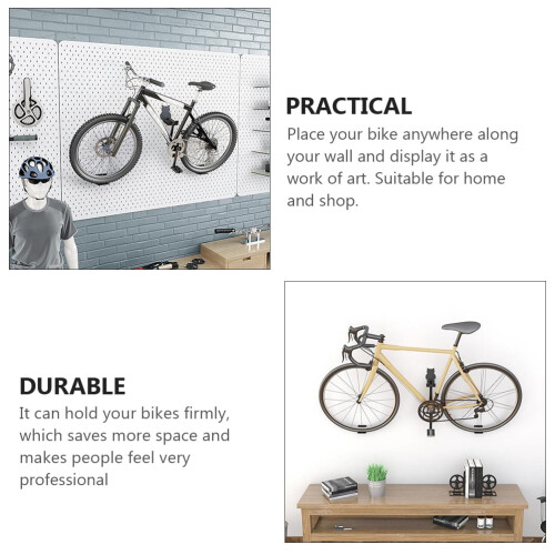 Owl Wall Mounted Bike Hook Set for Apartment Storage 2