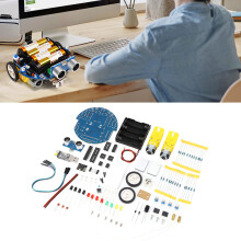 Smart Car Kit MCU Robot Ultrasonic Obstacle Avoidance BT Control USB Download
