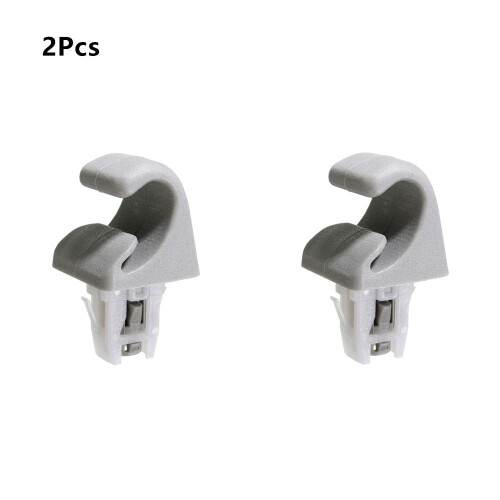 2Pcs Sun Visor Hook Clips Bracket For Toyota Camry Highlander Corolla Prius 1