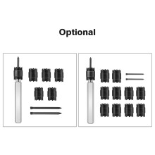 9-teiliges HSS-Spottschweißbohrer-Set 8 mm + Lochsägen für Metallreparaturen