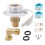 White Water Fill Inlet Flange Brass with Check Valve 2
