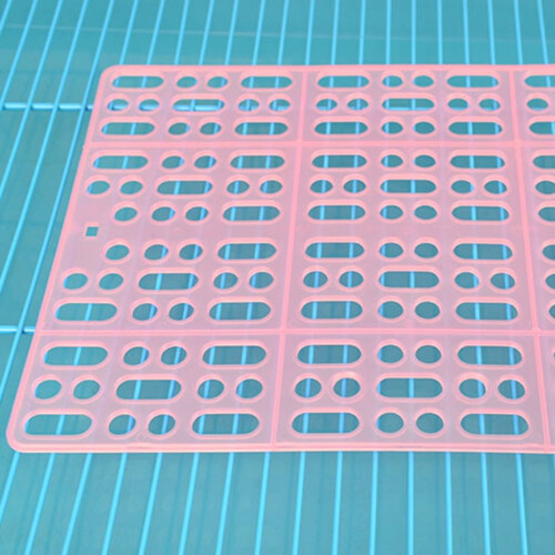 Rabbit Cage Mats Plastic Feet Resting Pads 2 Pack Set for Bunny Hamster 1