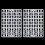 Rabbit Cage Mats Plastic Feet Resting Pads 2 Pack Set for Bunny Hamster 4