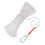 Hollow Life Rope with Single Spring Hook, 49 ft Braided 7
