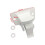 3314067.004B Bottom Bracket Assembly Wall Mount Bracket for RV Camper Trailer White 2