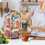 Hand Strap Coffee Machine Dust Cover Handle Polyester for Kitchen Use, Love Birds Garden 3