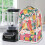 Hand Strap Coffee Machine Dust Cover Handle Polyester for Kitchen Use, Love Birds Garden 5