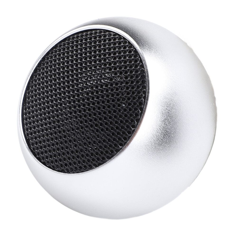 Portable Mini Bluetooth Speaker Stereo Sound 300Mah Silver 8451390854940