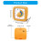 Visual Timer Management Tool Countdown Kids Timer Clock-Blue 3