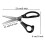 Triangular Lace Scissors Serrated 1 Pair 4