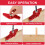 Aluminum Self-Centering Scriber Dowel Jig Kit 2-in-1 3