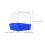 HOMEMAXS Parrot Bath Tub for Parakeets Blue 4