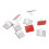 White 50-Pack Adhesive Cable Clips 10