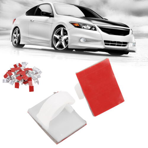 White 50-Pack Adhesive Cable Clips 1