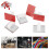 50 Pack Clear White Cable Adhesive Clips 5