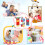 Soft Newborn Rattle Socks Set with Wrist and Ankle Rattles 3