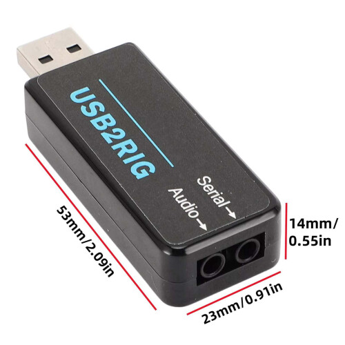 USB2RIG Sound Card for Ham Radio with CAT Control 1