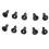 Universal ATV Rivet Fastener Kit 100 pcs 8 mm 2
