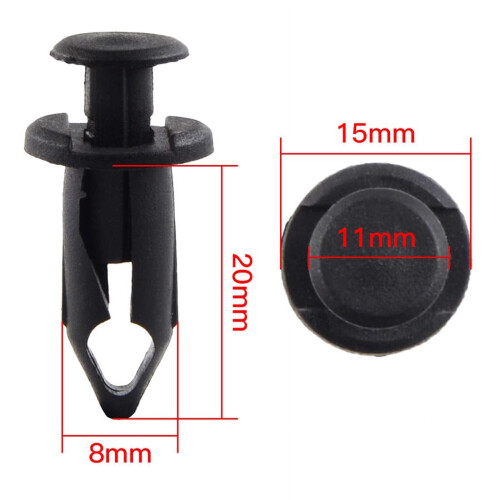 Plastic ATV UTV Fairing Trim Fastener Clips 100 Pack 1