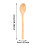 Wooden Spoon Fork Kitchen Cooking Utensil Tools Soup Teaspoon Tableware 3