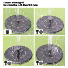 Outdoor Solar Fountain for Bird Baths