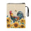 Copertina per libro con cerniera e disegno di gallo e girasole – 2