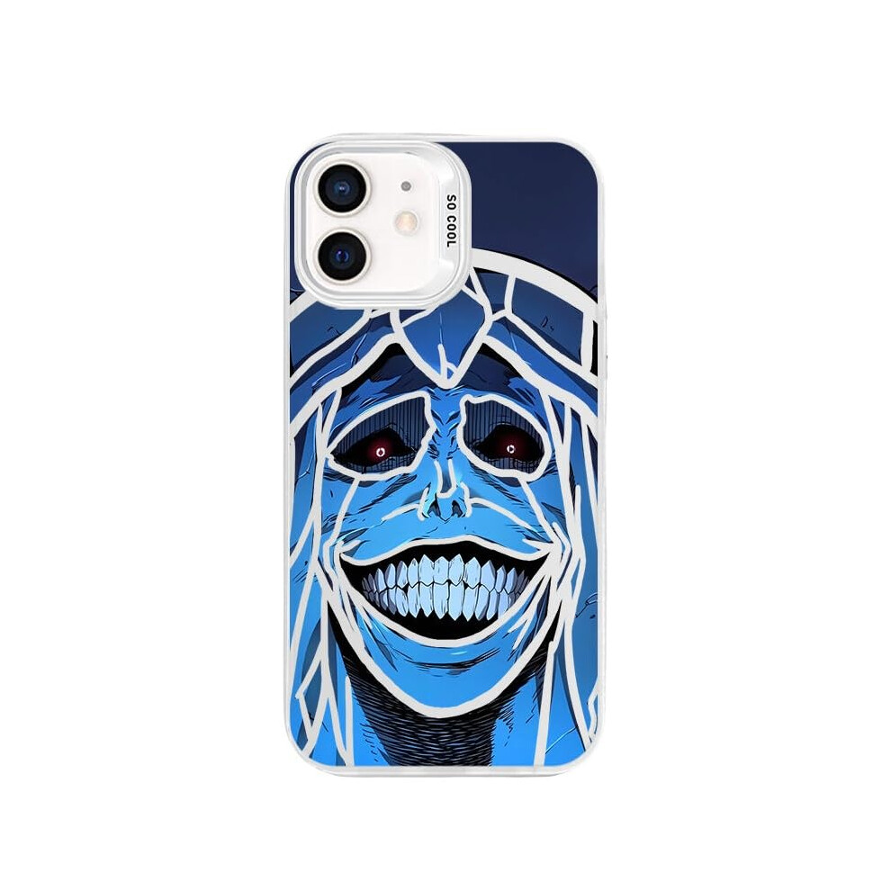 Anime Case For Iphone 14 Pro, Reflective Slim Cover With Anime Elements And Antifingerprint Finish Silver 9330225057291